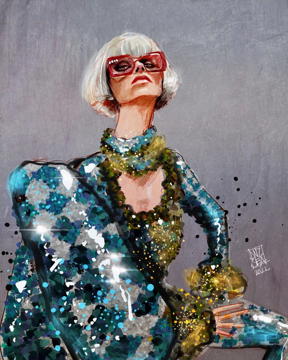 Fashion Illustrations by Deniz Ercelebi, New Yorker