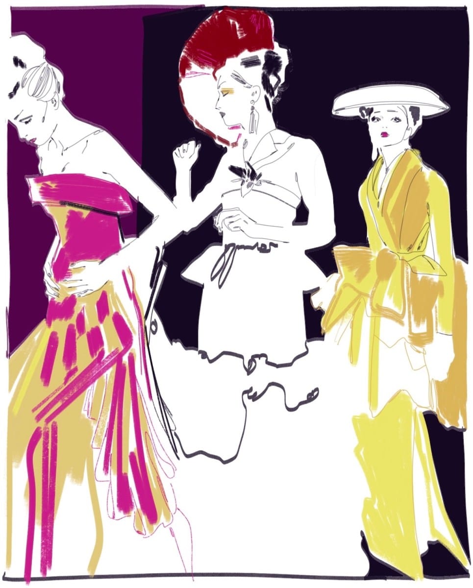 Fashion Illustration by Mila Gislon, New Yorker Life