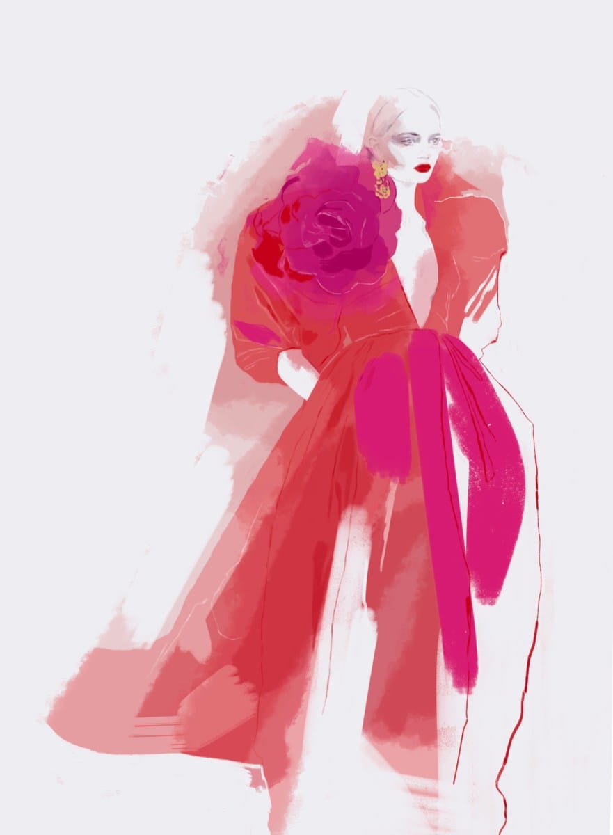 Fashion Illustration by Mila Gislon, New Yorker Life