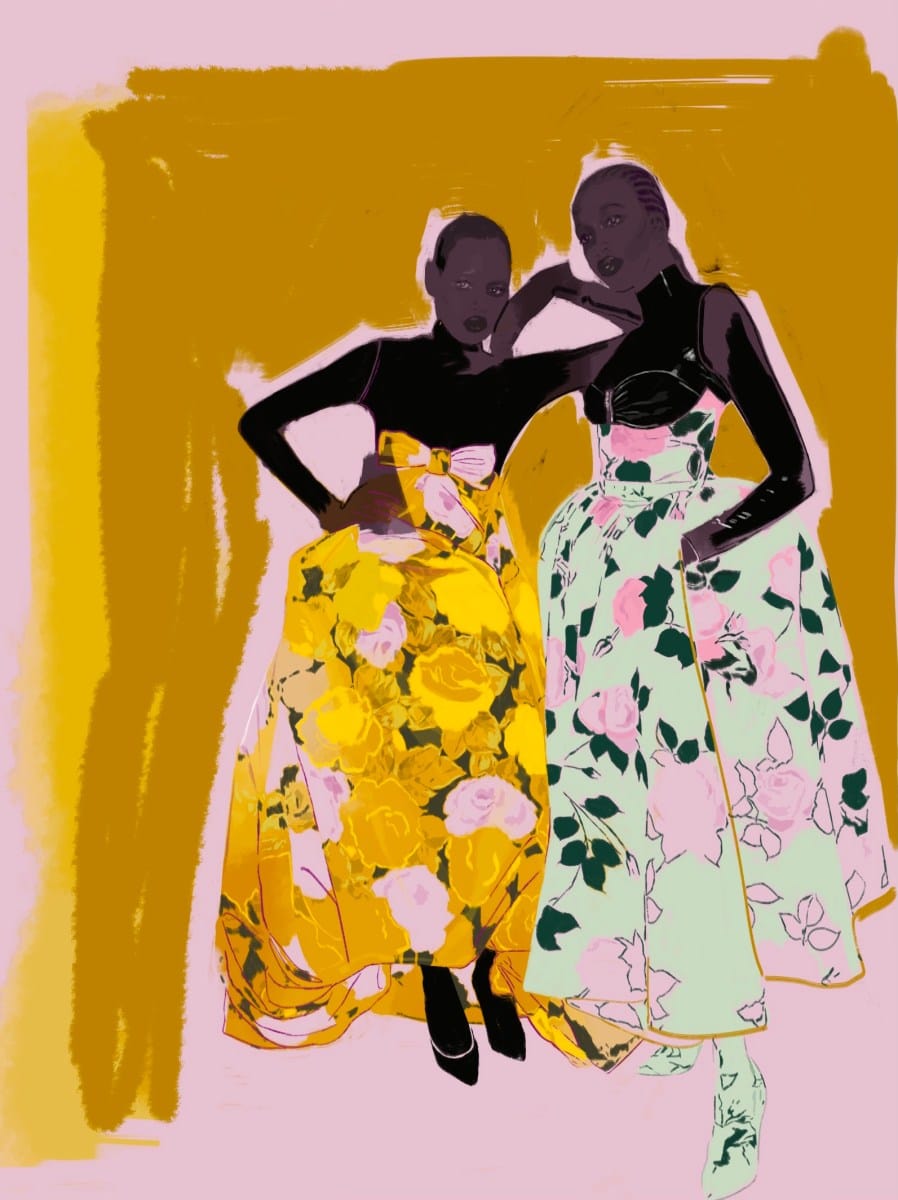 Fashion Illustration by Mila Gislon, New Yorker Life