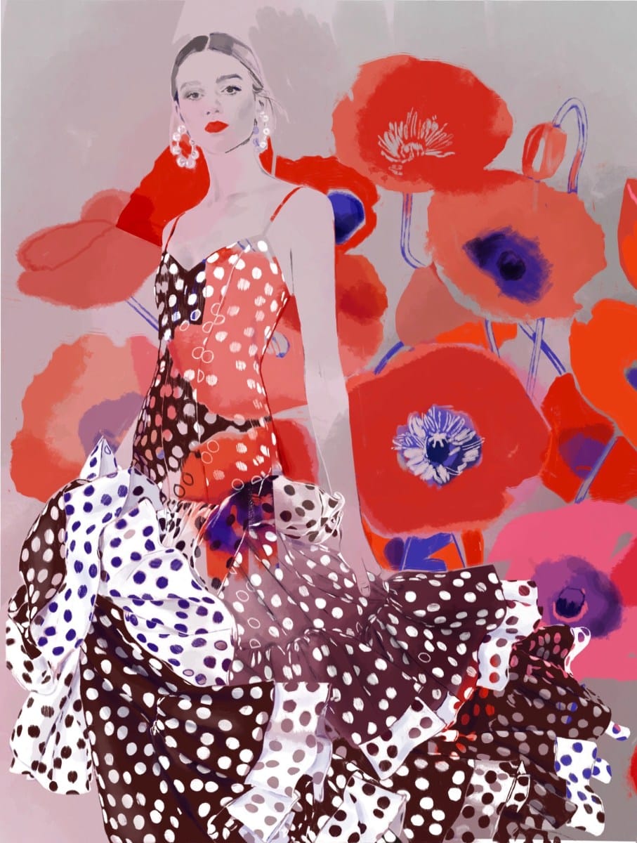 Fashion Illustration by Mila Gislon, New Yorker Life