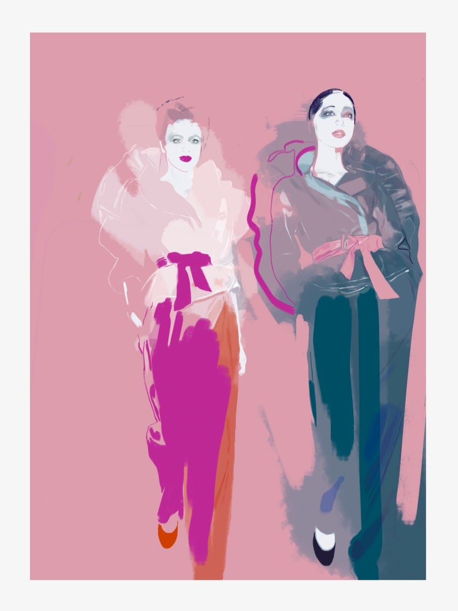 Fashion Illustration by Mila Gislon, New Yorker Life