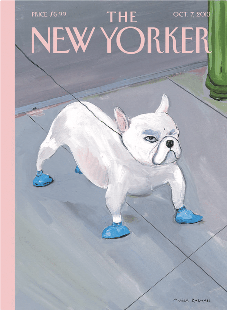 Maira Kalman’s “Blue Dog” - The New Yorker Cover
